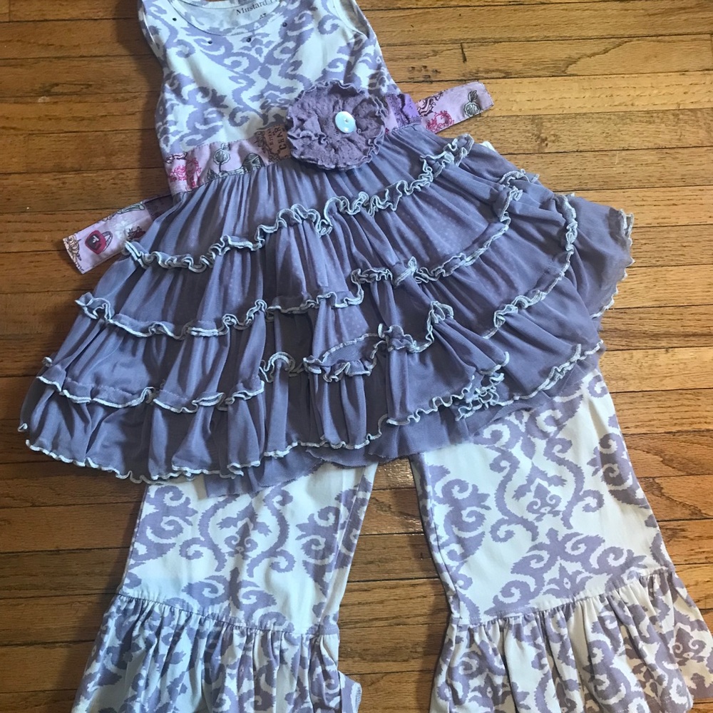 Mustard Pie Capri Set